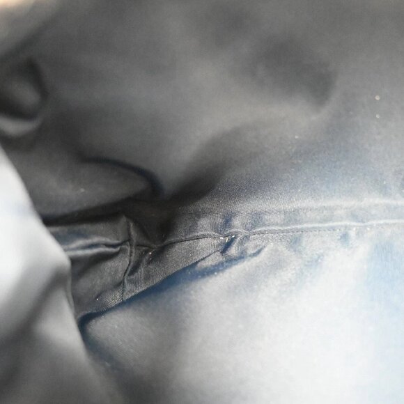 CHRISTIAN DIOR Logo Trotter Pattern Denim Pouch Bag Canvas Leather - Picture 2 of 16